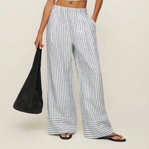 Reformation Fernando Linen Pant